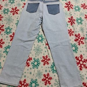 patchwork mom jeans 🪴